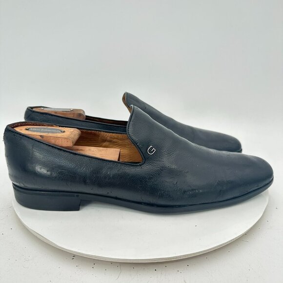 Gucci Men Size UK 9 US 10 Black Leather Slip On Loafer Dress Shoes - Picture 4 of 13